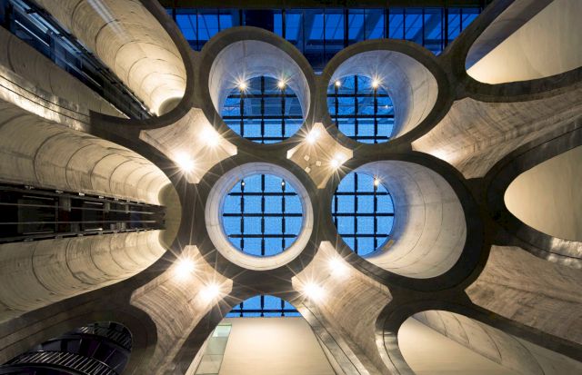 Atrium, roof view at Zeitz MOCCA. Photo: Wianelle Briers