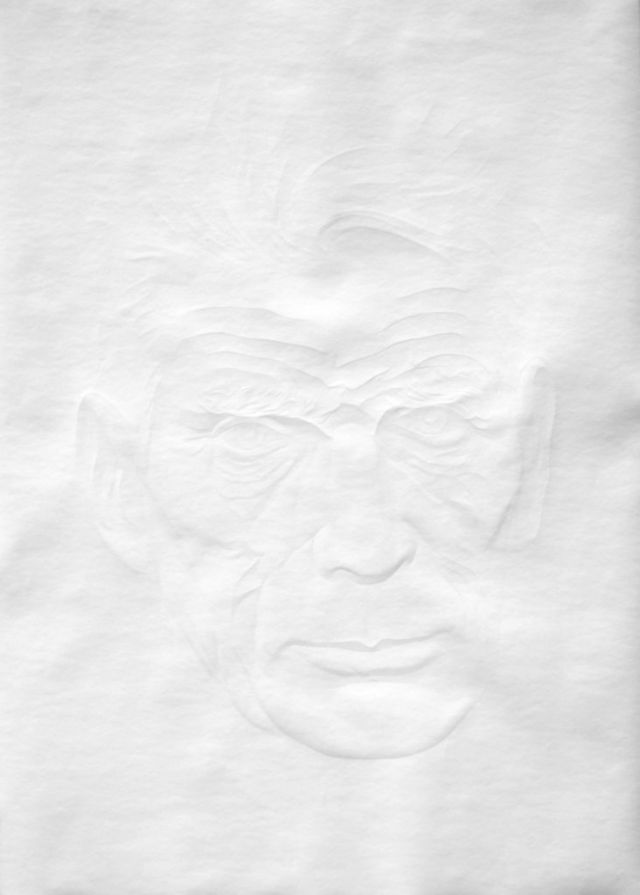 Simon Schubert, Portrait Samuel Beckett, 2020. PArt Charity Auction