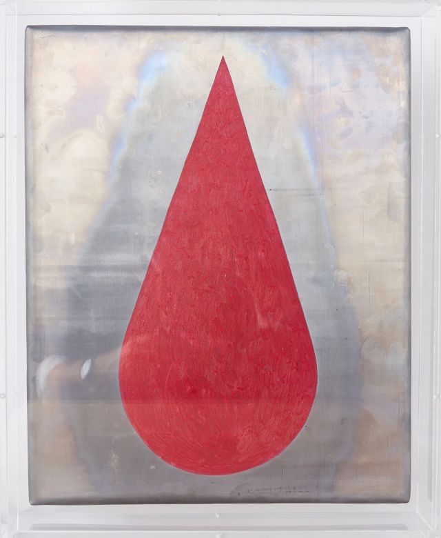 Michael Sailstorfer, Heavy Tear 24 MAC 612 RUSSIAN RED, 2018. PArt Charity Auction