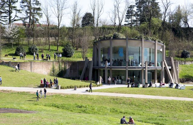 Rossini Art Site, entrance pavilion designed by James Wines and SITE, 2008. Photo: Andrea Nobile. Courtesy Rossini Art Site