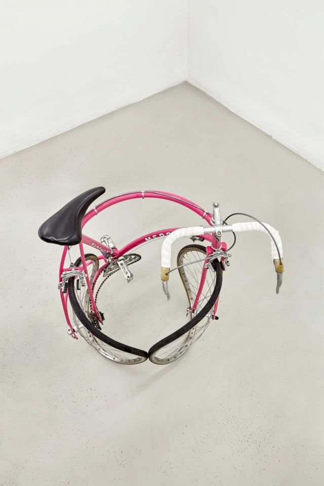Alicja Kwade, ’Reise Ohne Ankunft (Mercier/pink Flamingo)’, 2016