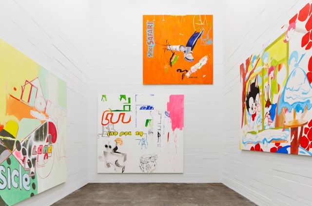 Installation view with artworks from Michel Majerus. Photo: © NOSHE