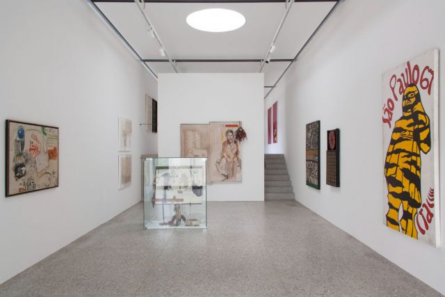 View of collection exhibition of Pop Artists from the 60s and 70s - Wesley Duke Lee,Antonio Dias, Marcello Nitsche, Escosteguy and Rubens Gerchmann