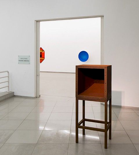 ’Melting Walls’; ’The Babel Trilogy Part 3’, works from the Igal Ahouvi Art Collection. Installation view at The Genia Schreiber University Art Gallery, Tel Aviv University, Tel Aviv, Israel. Photo: Elad Sarig