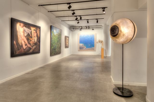 Affinities, a group exhibition with works from The Sotiris Felios Collection at the art space “16 Fokionos Negri”, Athens, Greece, 2019 Photo: Vaharidis Studio