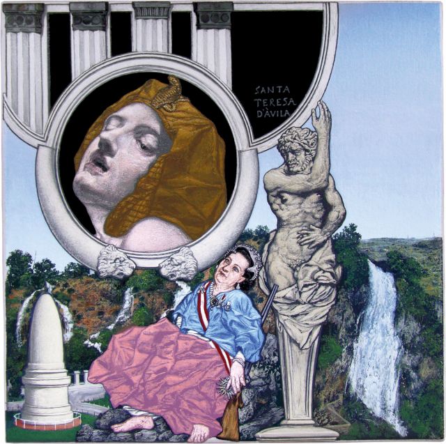 Emmanouil Bitsakis Santa Teresa d’Ávila 2012 oil on canvas 20 x 20 cm