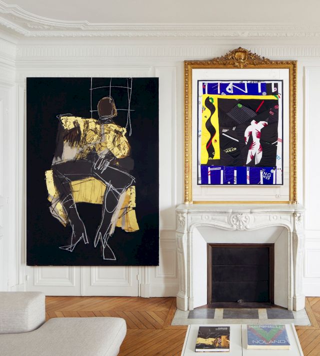 Ferrari Sheppard, 2021 (left) and Hank Willis Thomas, 2018. Photo: Diane Arques. Courtesy of Barbara and Daniel Newman