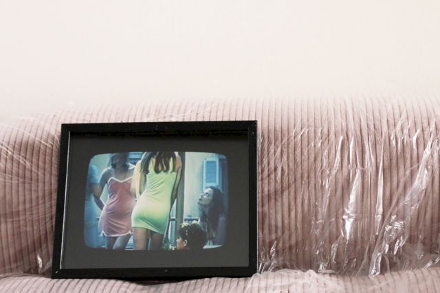 “VB01”,Vanessa Beecroft, 1993, Installation view @ Graci Collection, during the exhibition “Fucking Private”