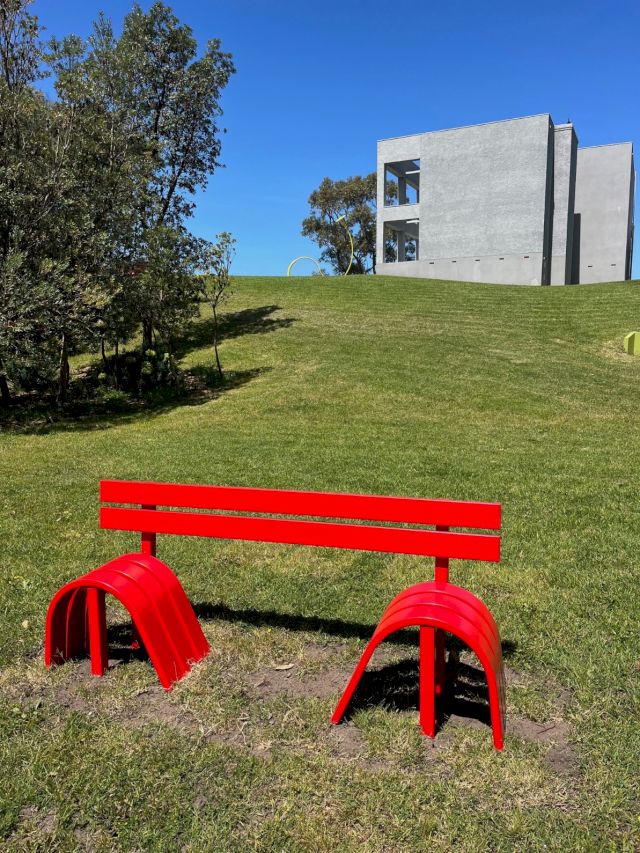 Installation view Jeppe Hein Share Your Perspectives Artbarn Cape Schanck Australia 2023