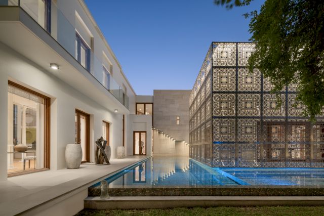 Courtyard of the RAK Art Foundation, Riffa, Bahrain