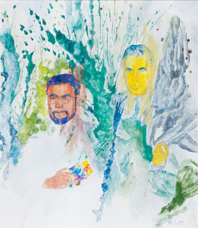 Max Weiler, Portrait of Dr. Hans und Dr. Wolfgang Klocker, 1987 | Photo: Klocker Foundation