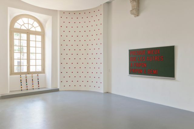 Installation view at Collection Lambert. Photo: Franck Couvreur