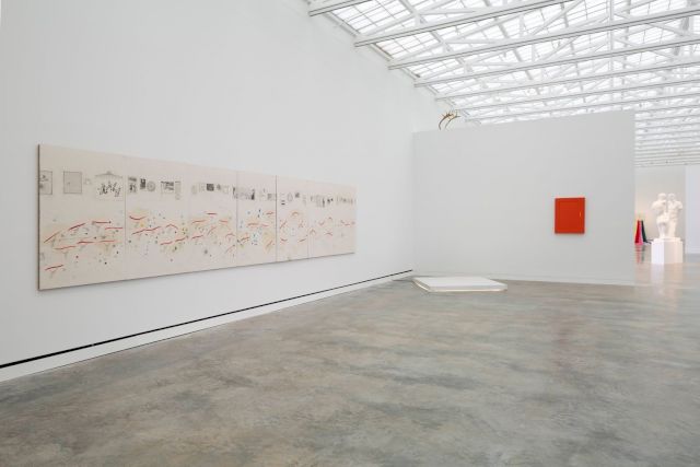 Gallery view at Magazzino Italian Art Foundation. Photo: Alexa Hoyer.