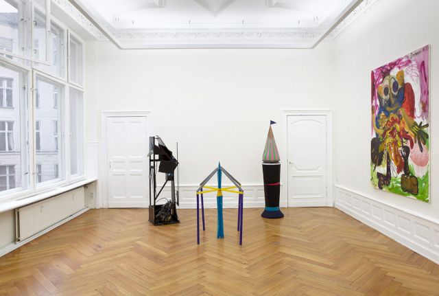 Installation view “zu Gast (2) SEVEN – Sammlung DEVOTOART at the KUNSTSAELE Berlin”, KUNSTSAELE Berlin, 2012. Photo: Jan Brockhaus
