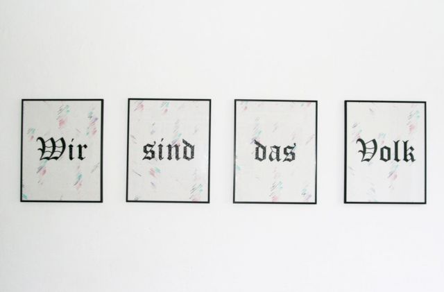 Henrike Naumann,’ Four Word’, 2015. Courtesy the artist