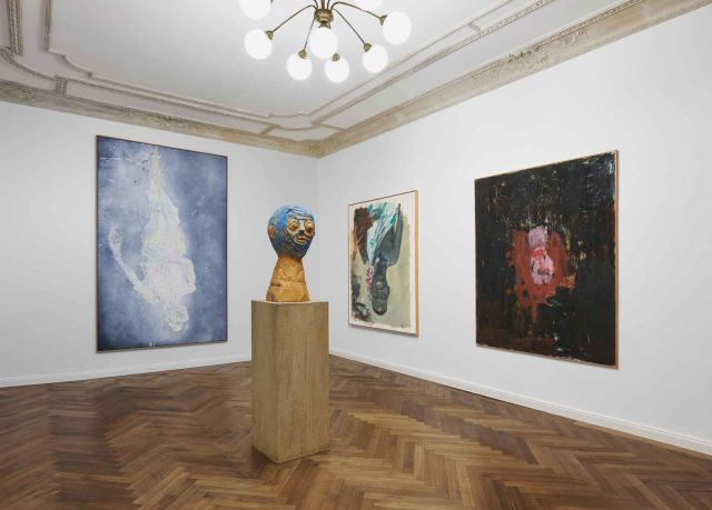 Georg Baselitz, Exhibition view at CFA, 2018. Photo: Matthias Kolb